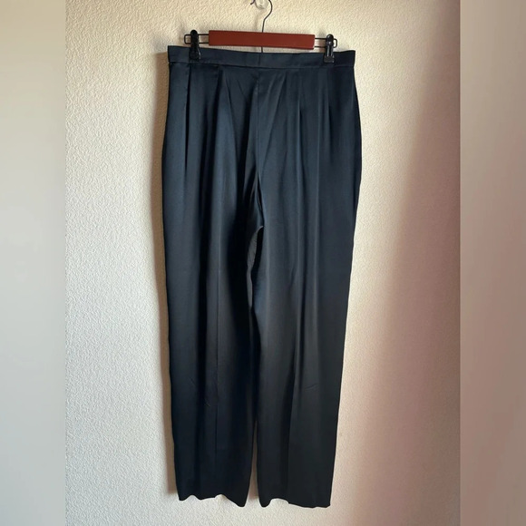 Giorgio Armani Colezzioni Silk Wide Leg Trousers - Picture 7 of 8